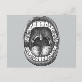 Postal Boca Anatómica Vintage