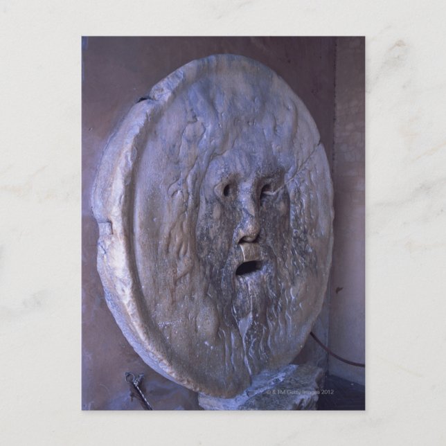 Postal Boca de la verdad (Anverso)