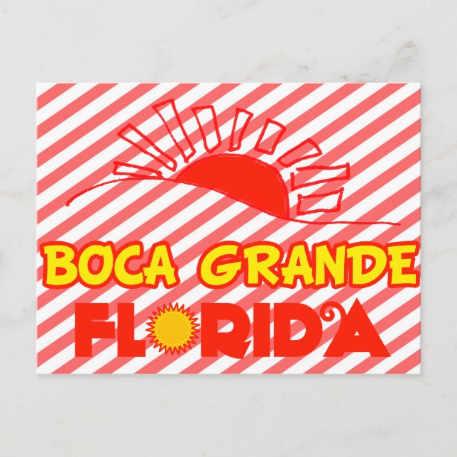 Postal Boca Grande, Florida (Anverso)