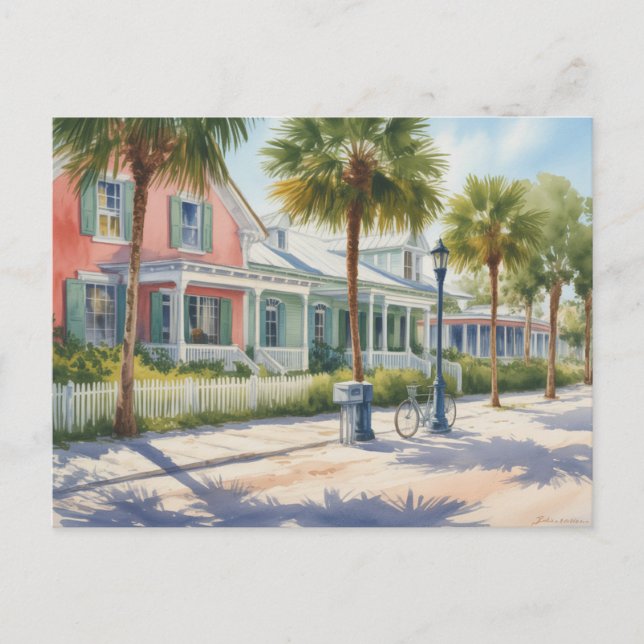 Postal Boca Grande, Isla Gasparilla  (Anverso)