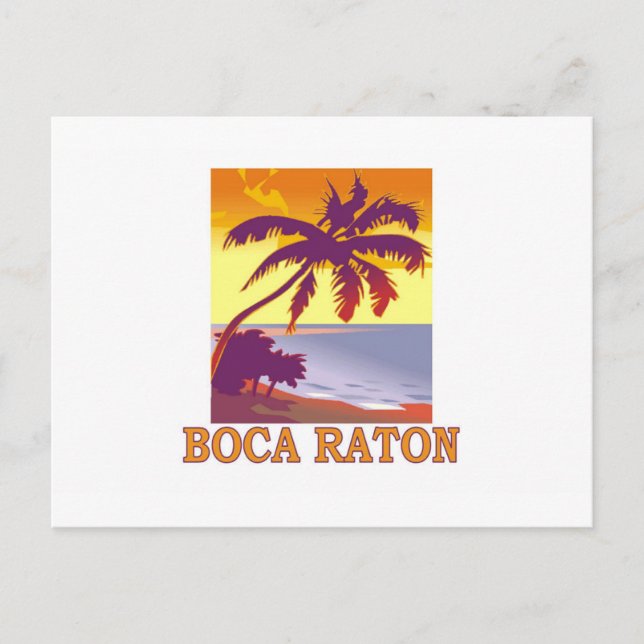 Postal Boca Raton, Florida (Anverso)