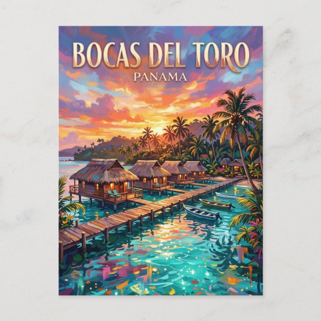Postal Bocas del Toro Panamá (Anverso)
