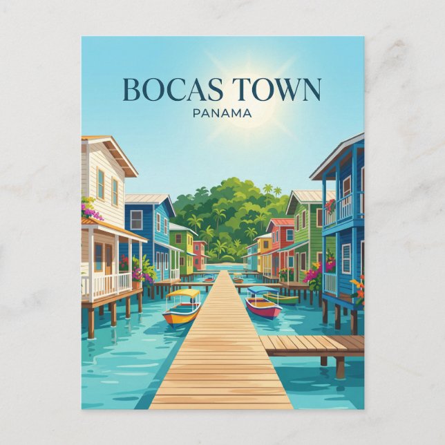 Postal Bocas del Toro Panamá (Anverso)