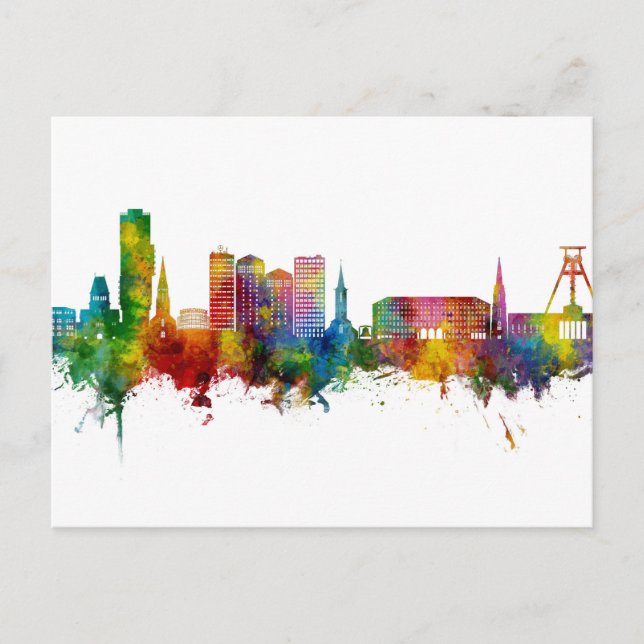 Postal Bochum Germany Skyline (Anverso)
