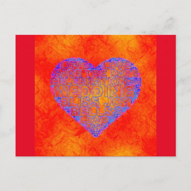 POSTAL BODA (Anverso)