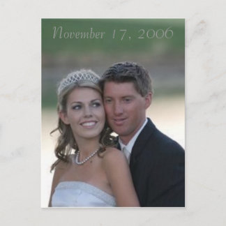 Postal boda, 17 de noviembre de 2006