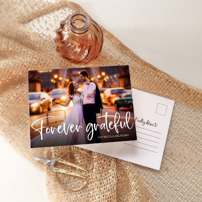 Postal Boda Agradecido Por Siempre Foto (Subido por el creador)