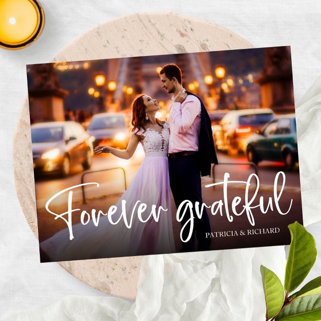 Postal Boda Agradecido Por Siempre Foto (Subido por el creador)