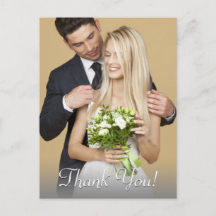Postal Boda Agradecimiento, Tu Foto & Mensaje Vs 3