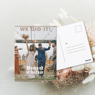 Postal Boda Añadir portada de la revista Fun Photo