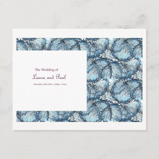Postal Boda artística (Anverso)