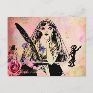 Postal Boda Bride Vintage