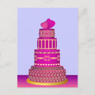 Postal Boda Cake