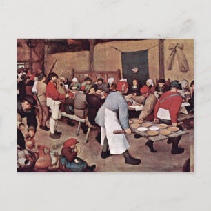 Postal Boda Campesina De Bruegel D. Ä. Pieter