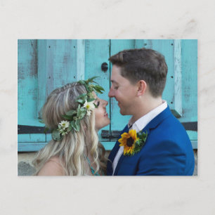 Postal boda con 2 fotos
