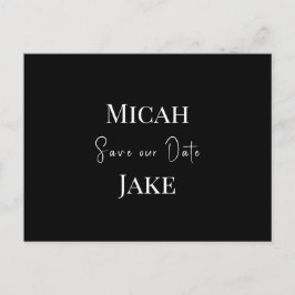 Postal Boda contemporáneo del mundo laboral Guardar nuest