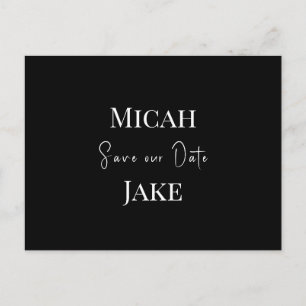 Postal Boda contemporáneo del mundo laboral Guardar nuest