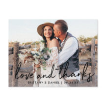 Boda de amor y agradecimiento con letra negra manu