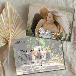 Postal Boda de Bridesmaids. Gracias.
