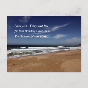 Postal Boda de destino
