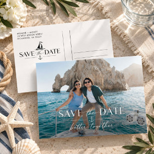 Postal Boda de destino en México Foto Save the Date