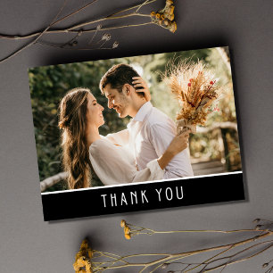 Postal Boda de fotos de presupuesto Gracias Postcard