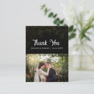 Postal Boda de fotos propio personalizado Gracias