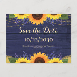 Postal Boda de girasol en la selva de la marina rusa salv