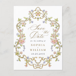 Postal Boda de Grace Ornate en Victoria