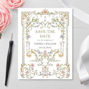 Postal Boda de Grace Ornate en Victoria