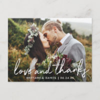 Boda de guión escrito a mano Amor y Gracias