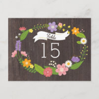 Boda de guirnaldas florales rusas de Woodland