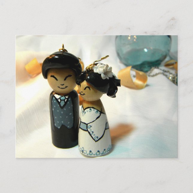 Postal Boda de Kokeshi I (Anverso)
