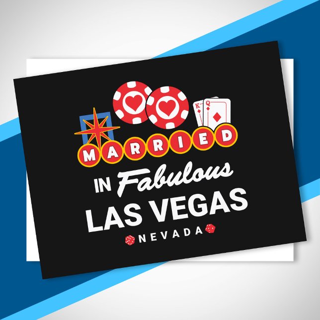 Postal Boda De Las Vegas - Pareja De Las Vegas Casada En  (Subido por el creador)