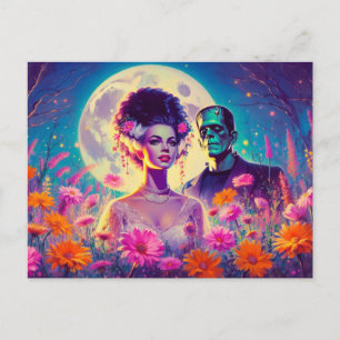 Postal Boda de Monstruos Gracias