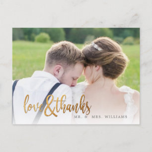 Postal Boda de PixDezines Gracias/Script Divertido