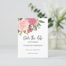 Boda de primavera en el jardín floral rosado salva