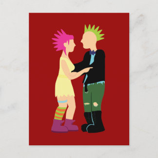 Postal Boda de punk