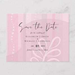 Postal Boda de resumen moderno japonés escandinavo