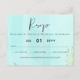 Postal Boda de resumen moderno japonés escandinavo