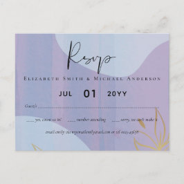 Postal Boda de resumen moderno japonés escandinavo