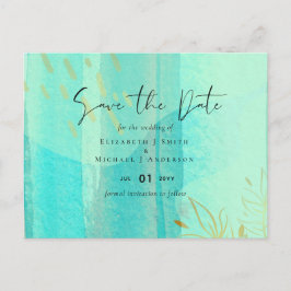 Postal Boda de resumen moderno japonés escandinavo