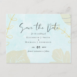 Postal Boda de resumen moderno japonés escandinavo