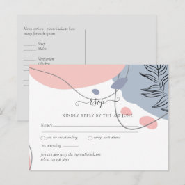 Postal Boda de resumen moderno japonés escandinavo