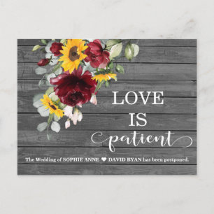 Postal Boda del Barrio de los girasoles de Borgoña en oto