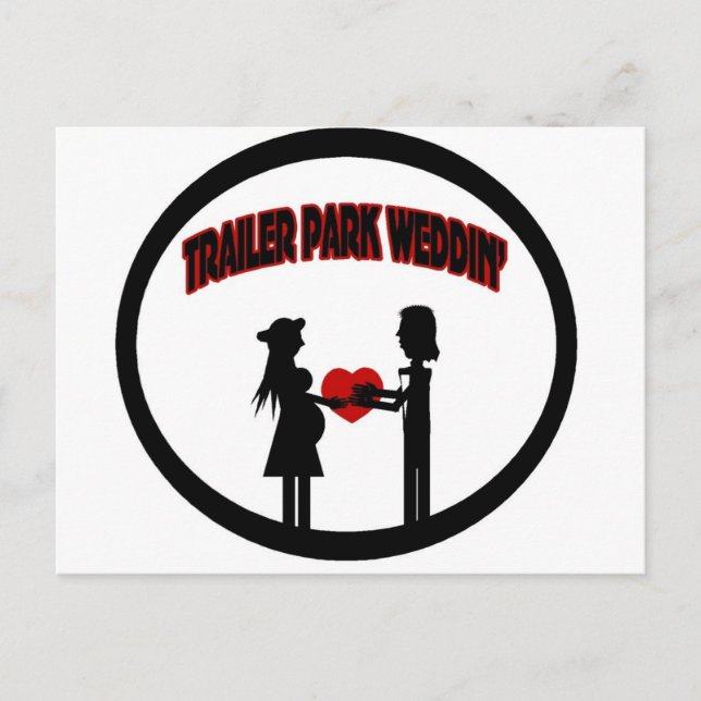 Postal Boda del remolque (Anverso)