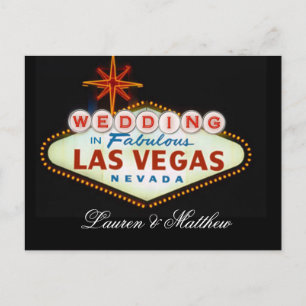 Postal Boda en Fabulous Las Vegas