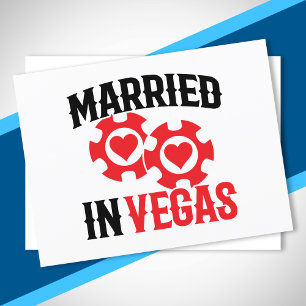 Postal Boda en Las Vegas - Pareja - Casados en Vegas