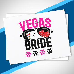 Postal Boda en Vegas - Novia - Despedida de soltera en Ve