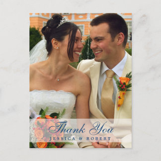 Postal Boda escarpado personalizado de fotografía marina 